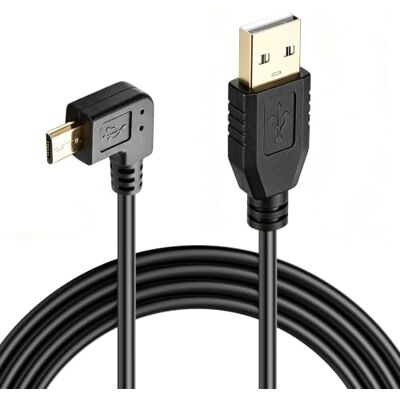 baolongking Cabo micro USB de ângulo reto de 90 graus de ângulo de carregamento e sincronização de dados cabo de carregamento compatível com o carro Tomtom Start 50, 20, 25, 40, 35, 30, 60 GPS sistema de navegação (3 m) baolongking Cabo micro USB de ângulo reto de 90 graus de ângulo de carregamento e sincronização de dados cabo de carregamento compatível com o carro Tomtom Start 50, 20, 25, 40, 35, 30, 60 GPS sistema de navegação (3 m)