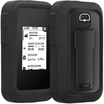 kwmobile Capa compatível com Garmin eTrex SE capa de silicone para navegador GPS Cover preto kwmobile Capa compatível com Garmin eTrex SE capa de silicone para navegador GPS Cover preto