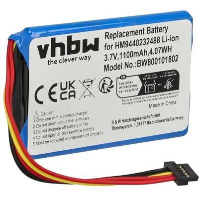 vhbw 1 bateria compatível com Tomtom Go 740TM, 750 Live, 740 Live, 750, 740 navegador, navi, GPS (1100 mAh, 3,7 V, Li-Ion) 750 LIVE, 740 LIVE, 750, 740 navegador, navi, GPS (1100 mAh, 3,7 V, Li-Ion) vhbw 1 bateria compatível com Tomtom Go 740TM, 750 Live, 740 Live, 750, 740 navegador, navi, GPS (1100 mAh, 3,7 V, Li-Ion) 750 LIVE, 740 LIVE, 750, 740 navegador, navi, GPS (1100 mAh, 3,7 V, Li-Ion)