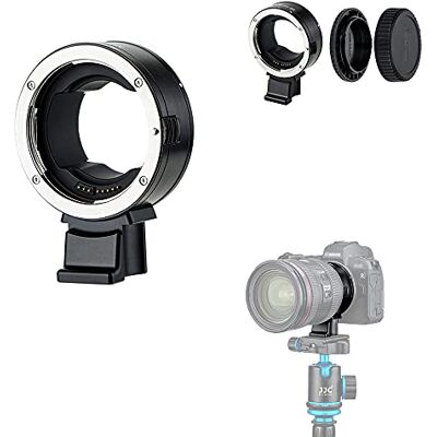 JJC Adaptador de armação de lente para Canon EF EF-S a EOS adaptador de carcaça de câmara com armação RF EOS R Ra RP R3 R5 R5c R6 R6II R7 R8 R10 R50 JJC Adaptador de armação de lente para Canon EF EF-S a EOS adaptador de carcaça de câmara com armação RF EOS R Ra RP R3 R5 R5c R6 R6II R7 R8 R10 R50