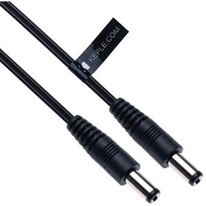 Keple Cabo de extensão de alimentação CC DC 2,5 mm / 5,5 mm Jack 1 m conector CCTV adaptador de alimentação compatível com CCTV Security Camera, câmara IP, DVR Standalone, LED Strip, monitores (preto) Keple Cabo de extensão de alimentação CC DC 2,5 mm / 5,5 mm Jack 1 m conector CCTV adaptador de alimentação compatível com CCTV Security Camera, câmara IP, DVR Standalone, LED Strip, monitores (preto)