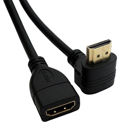 chenyang CY Cabo de extensão HDMI 1,4 macho para fêmea (ângulo de 90 graus, 0,5 m) chenyang CY Cabo de extensão HDMI 1,4 macho para fêmea (ângulo de 90 graus, 0,5 m)