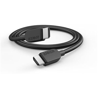 Anker Cabo HDMI 8K a 60 Hz, cabo HDMI Ultra HD 4K a 120 Hz, 1,8 m, cabo certificado de alta velocidade de 48 Gbps com HDMI 2.1 e HDR, compatível com PlayStation 5, Xbox, televisores Samsung e mais Anker Cabo HDMI 8K a 60 Hz, cabo HDMI Ultra HD 4K a 120 Hz, 1,8 m, cabo certificado de alta velocidade de 48 Gbps com HDMI 2.1 e HDR, compatível com PlayStation 5, Xbox, televisores Samsung e mais