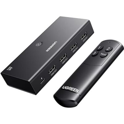 UGREEN HDMI Switch 4K 60Hz 3 entradas de 1 saída comutador 1080P UGREEN HDMI Switch 4K 60Hz 3 entradas de 1 saída comutador 1080P