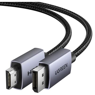 UGREEN Cabo DisplayPort para HDMI 1.4 4K 30Hz 2K 60Hz 1080P 120Hz DP HDMI 1M UGREEN Cabo DisplayPort para HDMI 1.4 4K 30Hz 2K 60Hz 1080P 120Hz DP HDMI 1M
