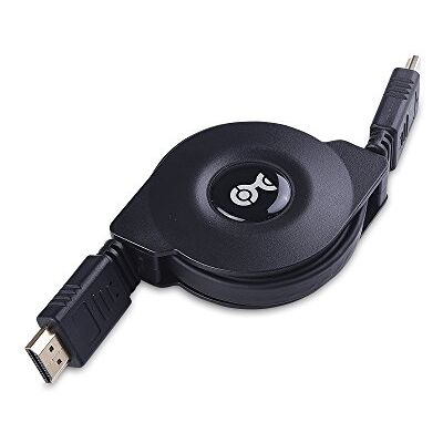 Cable Matters Cabo HDMI retrátil com HDR e suporte de 60 Hz, 4 K @ 60 Hz, 1 Cable Matters Cabo HDMI retrátil com HDR e suporte de 60 Hz, 4 K @ 60 Hz, 1
