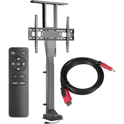 Maclean Suporte de TV com altura ajustável eletricamente para televisores de 37 a 65 polegadas, elevação com controlo remoto, máx. 50 kg, máx. VESA 600x400 MC-866 (Suporte TV + Cabo HDMI 2.0 1,8m) Maclean Suporte de TV com altura ajustável eletricamente para televisores de 37 a 65 polegadas, elevação com controlo remoto, máx. 50 kg, máx. VESA 600x400 MC-866 (Suporte TV + Cabo HDMI 2.0 1,8m)