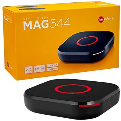 HB-DIGITAL mag 544 Original Infomir & 4K Set Top Box reprodutor multimédia Internet TV IP recetor UHD 60FPS 2160p@60FPS HDMI 2.1 4K e HEVC tomada Cortex-A35 cabo HDMI HB-DIGITAL mag 544 Original Infomir & 4K Set Top Box reprodutor multimédia Internet TV IP recetor UHD 60FPS 2160p@60FPS HDMI 2.1 4K e HEVC tomada Cortex-A35 cabo HDMI