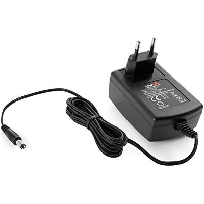 POPPSTAR Alimentador AC DC 24 V / 1,5 A (1500 mA), conector CC: 5,5 mm x 2,5 mm, cabo elétrico 150 cm, preto POPPSTAR Alimentador AC DC 24 V / 1,5 A (1500 mA), conector CC: 5,5 mm x 2,5 mm, cabo elétrico 150 cm, preto