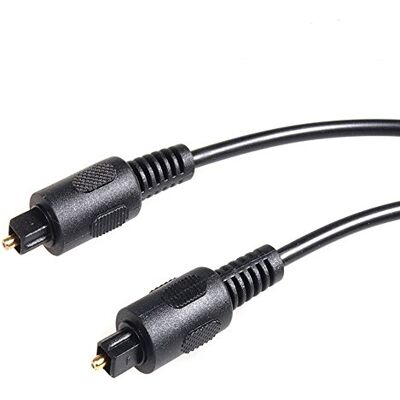 Maclean Cabo de fibra ótica Toslink T-T (comprimento 0,5 m a 3 m) preto (1 m) Maclean Cabo de fibra ótica Toslink T-T (comprimento 0,5 m a 3 m) preto (1 m)