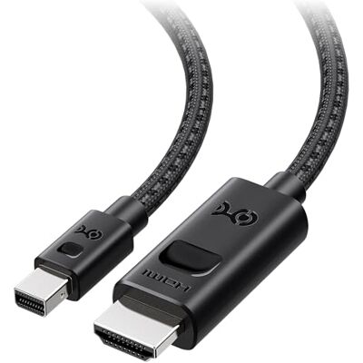 Cable Matters Cabo Mini DisplayPort 1.4 para HDMI de com, 8K, 1,8 m, preto Cable Matters Cabo Mini DisplayPort 1.4 para HDMI de com, 8K, 1,8 m, preto
