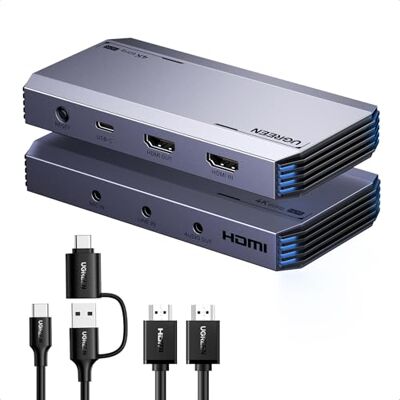 UGREEN Cartão de captura de vídeo HDMI USB 3.0 4K 60Hz 2K 144Hz HDR VRR UGREEN Cartão de captura de vídeo HDMI USB 3.0 4K 60Hz 2K 144Hz HDR VRR