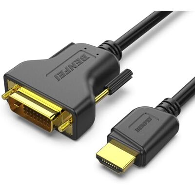 BENFEI - HDMI-DVI Cable - HDMI-DVI-D 24+1 - Cable BENFEI - HDMI-DVI Cable - HDMI-DVI-D 24+1 - Cable