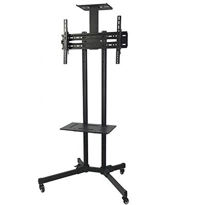 Maclean MC-661 Carrinho suporte para ecrã LCD LED TV (32-55", 50 kg, VESA) com prateleira para DVD rodas multidirecionais Maclean MC-661 Carrinho suporte para ecrã LCD LED TV (32-55", 50 kg, VESA) com prateleira para DVD rodas multidirecionais