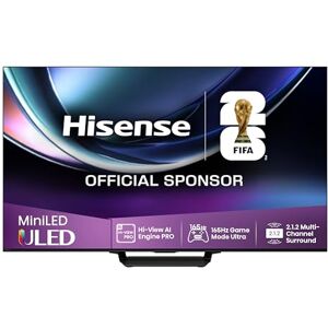 Hisense 85U7Q Pro Mini LED Pro Smart TV de 85 polegadas, processador Hi-View IA Pro, modo de jogo ultra de 165 Hz, Full Array Local Dimming, som 2,1.2, Dolby Vision IQ, Dolby Atmos, antireflexos Hisense 85U7Q Pro Mini LED Pro Smart TV de 85 polegadas, processador Hi-View IA Pro, modo de jogo ultra de 165 Hz, Full Array Local Dimming, som 2,1.2, Dolby Vision IQ, Dolby Atmos, antireflexos