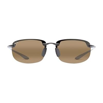 Maui Jim Hookipa Óculos unissexo para adulto, embalagem de 1, Preto brilhante Maui Jim Hookipa Óculos unissexo para adulto, embalagem de 1, Preto brilhante