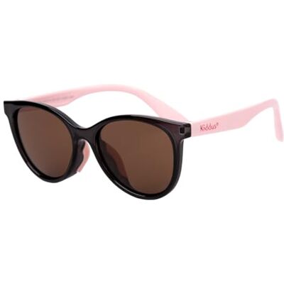 Kiddus Óculos de sol para menina, 4-8 anos, polarizados UV400 CAT3, armação TR90 flexível, pinos TPE, ponte de silicone, certificação CE ISO REACH Kiddus Óculos de sol para menina, 4-8 anos, polarizados UV400 CAT3, armação TR90 flexível, pinos TPE, ponte de silicone, certificação CE ISO REACH