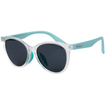 Kiddus Óculos de sol para menina, 4-8 anos, polarizados UV400 CAT3, armação TR90 flexível, pinos TPE, ponte de silicone, certificação CE ISO REACH Kiddus Óculos de sol para menina, 4-8 anos, polarizados UV400 CAT3, armação TR90 flexível, pinos TPE, ponte de silicone, certificação CE ISO REACH