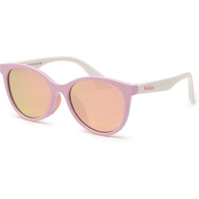 Kiddus Óculos de sol para menina, 4-8 anos, polarizados UV400 CAT3, armação TR90 flexível, pinos TPE, ponte de silicone, certificação CE ISO REACH Kiddus Óculos de sol para menina, 4-8 anos, polarizados UV400 CAT3, armação TR90 flexível, pinos TPE, ponte de silicone, certificação CE ISO REACH