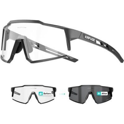 KAPVOE Óculos de Ciclismo Fotocromáticos com TR90 Óculos de Sol Esportivos Mulheres Homens Corrida Transparente MTB Bicicleta Acessórios K9022 Diseño de 34 g, montura TR90, lente PC, accesorio de marco interior para ciclismo y running. KAPVOE Óculos de Ciclismo Fotocromáticos com TR90 Óculos de Sol Esportivos Mulheres Homens Corrida Transparente MTB Bicicleta Acessórios K9022 Diseño de 34 g, montura TR90, lente PC, accesorio de marco interior para ciclismo y running.