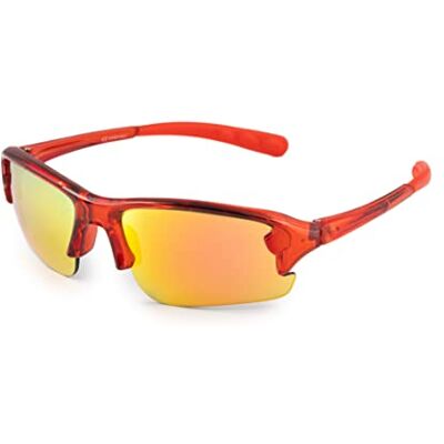 Kiddus Óculos de sol desportivos para crianças a partir dos 6 anos, UV400 CAT3, proteção 100% UVA UVB, leves e confortáveis, sem BPA, certificação CE e ISO, para ciclismo corrida de praia desporto Kiddus Óculos de sol desportivos para crianças a partir dos 6 anos, UV400 CAT3, proteção 100% UVA UVB, leves e confortáveis, sem BPA, certificação CE e ISO, para ciclismo corrida de praia desporto