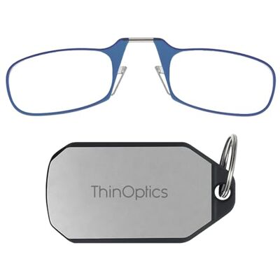 ThinOptics Óculos de Leitura com Estojo para Chaveiro Unisexo Homens Mulheres Óculos de Leitura Compactos, Dobráveis e Leves com Tecnologia Flex-fit Gafas de presbicia plegables y compactas para hombre y mujer, estuche llavero para llevar en las llaves, ThinOptics Óculos de Leitura com Estojo para Chaveiro Unisexo Homens Mulheres Óculos de Leitura Compactos, Dobráveis e Leves com Tecnologia Flex-fit Gafas de presbicia plegables y compactas para hombre y mujer, estuche llavero para llevar en las llaves,