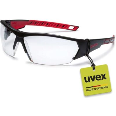 Uvex i-works Óculos de segurança com tecnologia Supravision Excellence, anti-riscos e anti-embaciamento, proteção UV400 Uvex i-works Óculos de segurança com tecnologia Supravision Excellence, anti-riscos e anti-embaciamento, proteção UV400