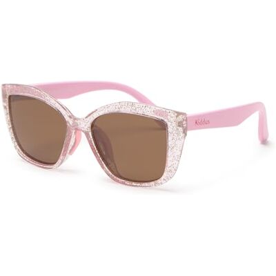 Kiddus Óculos de sol para menina, 4-8 anos, polarizados UV400 CAT3, armação TR90 flexível, pinos TPE, ponte de silicone, certificação CE ISO REACH Kiddus Óculos de sol para menina, 4-8 anos, polarizados UV400 CAT3, armação TR90 flexível, pinos TPE, ponte de silicone, certificação CE ISO REACH