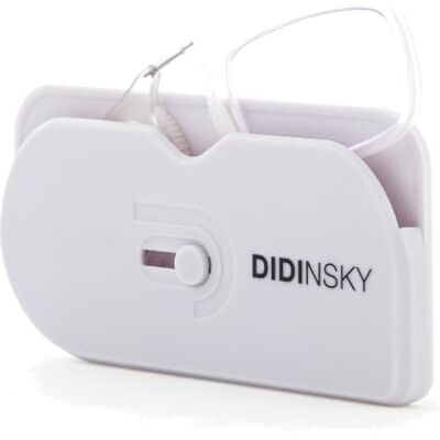DIDINSKY Óculos de Leitura sem Hastes para Homem e Mulher Design Ultraleve e Portátil, Transparente Óculos para Presbiopia Móvel MOMA Puente de titanio flexible y estuche que se fija al móvil; ultraligeras 6,7 g, también en pack; graduaciones de +1. DIDINSKY Óculos de Leitura sem Hastes para Homem e Mulher Design Ultraleve e Portátil, Transparente Óculos para Presbiopia Móvel MOMA Puente de titanio flexible y estuche que se fija al móvil; ultraligeras 6,7 g, también en pack; graduaciones de +1.