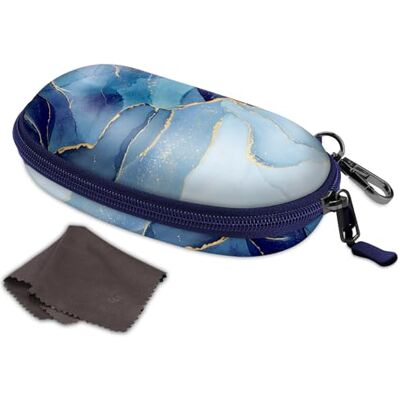 FINTIE Grande capa óculos de sol, estojo portátil óculos rígidos com clipe e fecho de correr para mulheres e homens Portátil Estuche Gafas Rigida con Clip y Cremallera FINTIE Grande capa óculos de sol, estojo portátil óculos rígidos com clipe e fecho de correr para mulheres e homens Portátil Estuche Gafas Rigida con Clip y Cremallera