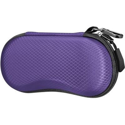 FINTIE Capa óculos de sol para mulheres e homens Portátil estojo óculos rígido com clipe e fecho de correr FINTIE Capa óculos de sol para mulheres e homens Portátil estojo óculos rígido com clipe e fecho de correr