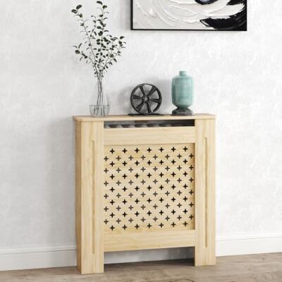 HOMCOM Cobertura de radiador para radiador de MDF 78 x 19 x 82 cm de carvalho Cubreradiador, para Salón Dormitorio Pasillo HOMCOM Cobertura de radiador para radiador de MDF 78 x 19 x 82 cm de carvalho Cubreradiador, para Salón Dormitorio Pasillo