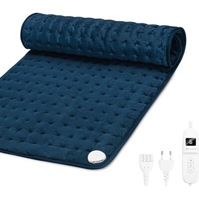 MYCARBON Cobertor elétrico 30x60cm Almofada Térmica para Costas, Pescoço, Ombros e Barriga Almofada de Aquecimento com 6 Temperaturas 4 Temporizadores Desligamento Automático Lavável Almohadilla de Calefacción con 4 Temporizadores, Apagado Automático, A MYCARBON Cobertor elétrico 30x60cm Almofada Térmica para Costas, Pescoço, Ombros e Barriga Almofada de Aquecimento com 6 Temperaturas 4 Temporizadores Desligamento Automático Lavável Almohadilla de Calefacción con 4 Temporizadores, Apagado Automático, A