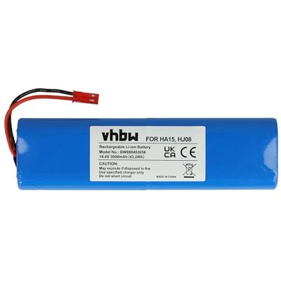 vhbw Bateria compatível com sapato V5x V3, V40, V5s Pro aspirador (3000 mAh, 14,4 V, Li-Ion) vhbw Bateria compatível com sapato V5x V3, V40, V5s Pro aspirador (3000 mAh, 14,4 V, Li-Ion)
