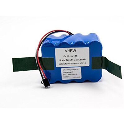 vhbw Bateria compatível com H.Koenig SWR22 Robot limpeza (3500 mAh, 14,4 V, NiMH) aspiradora (3500 mAh, 14,4 V, NiMH) vhbw Bateria compatível com H.Koenig SWR22 Robot limpeza (3500 mAh, 14,4 V, NiMH) aspiradora (3500 mAh, 14,4 V, NiMH)