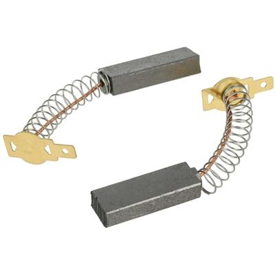 vhbw 2 escovas de carbono, escovas de motor 6,3 mm x 11 mm x 32 mm para aspiradores, cortadores, etc. vhbw 2 escovas de carbono, escovas de motor 6,3 mm x 11 mm x 32 mm para aspiradores, cortadores, etc.