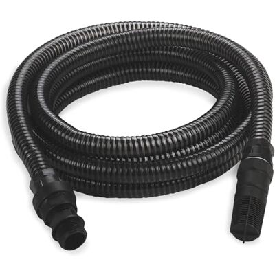 Einhell Mangueira de aspiração, com terminais de PVC, preto, 7 m Einhell Mangueira de aspiração, com terminais de PVC, preto, 7 m