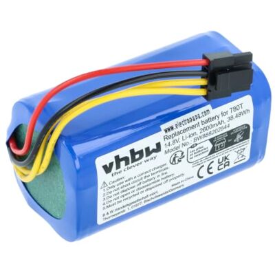 vhbw Bateria compatível com Proscenic Summer P1s, P2s, P3 Robot limpeza (2600 mAh, 14,8 V, Li-Ion) P2s, P3 robot limpieza (2600 mAh, 14,8 V, Li-Ion) vhbw Bateria compatível com Proscenic Summer P1s, P2s, P3 Robot limpeza (2600 mAh, 14,8 V, Li-Ion) P2s, P3 robot limpieza (2600 mAh, 14,8 V, Li-Ion)