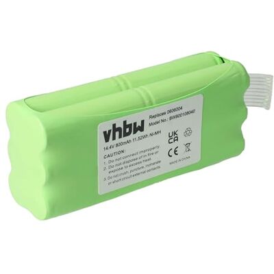 vhbw Bateria compatível com Dirt Devil Libero M606 Fusion M611, Puck M610, M610-1 aspirador (800 mAh, 14,4 V, NiMH) vhbw Bateria compatível com Dirt Devil Libero M606 Fusion M611, Puck M610, M610-1 aspirador (800 mAh, 14,4 V, NiMH)