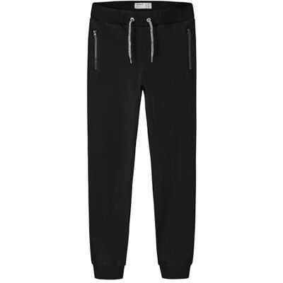 NAME IT Nkmhonk Bru Swe Pant Noos Calças para meninos, Preto (Preto) NAME IT Nkmhonk Bru Swe Pant Noos Calças para meninos, Preto (Preto)