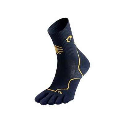 Lurbel Terra peregrino Toe Four, meia com separação de dedos, meia para Trekking, meias respiráveis, sem costuras Lurbel Terra peregrino Toe Four, meia com separação de dedos, meia para Trekking, meias respiráveis, sem costuras