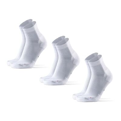 DANISH ENDURANCE Meias de corrida de longa distância, para homem e mulher, acolchoadas, respiráveis, meias de atletismo e maratonas com compressão de arco, anti-abrasão, preto, pack de 3, 43-47 polipropileno Spandex DANISH ENDURANCE Meias de corrida de longa distância, para homem e mulher, acolchoadas, respiráveis, meias de atletismo e maratonas com compressão de arco, anti-abrasão, preto, pack de 3, 43-47 polipropileno Spandex