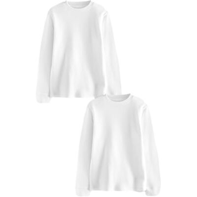NEXT Paquete de 2 camisetas térmicas de manga larga para niño NEXT Paquete de 2 camisetas térmicas de manga larga para niño