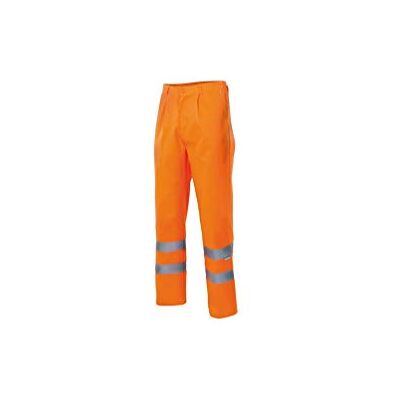VELILLA 160 calças de alta visibilidade, cor laranja flúor, tamanho XL VELILLA 160 calças de alta visibilidade, cor laranja flúor, tamanho XL