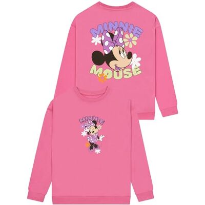 Disney Minnie Mouse Camisola Menina, Camisola Meninas Algodão, Jersey Minnie Mouse Menina Disney Minnie Mouse Camisola Menina, Camisola Meninas Algodão, Jersey Minnie Mouse Menina