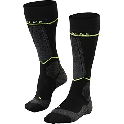 Falke homem SK Energizing Wool meias de esqui sem amortecimento ultrafino com compressão respirável secagem rápida regulação do clima antiodores lã fio funcional 1 par Falke homem SK Energizing Wool meias de esqui sem amortecimento ultrafino com compressão respirável secagem rápida regulação do clima antiodores lã fio funcional 1 par