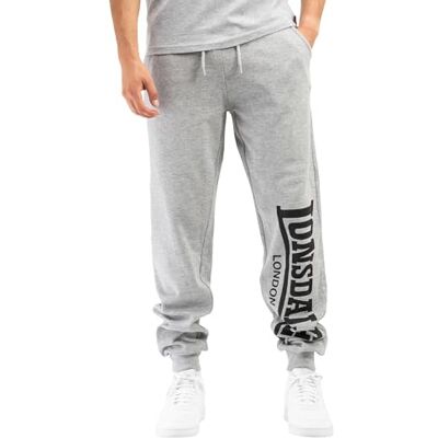 Lonsdale Jogginghose Logo Large Calças desportivas para homem, cinzento Lonsdale Jogginghose Logo Large Calças desportivas para homem, cinzento