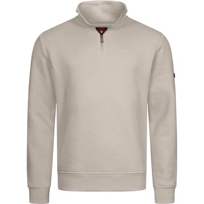 Höhenhorn Troiberg Camisola com fecho de correr para homem, 1/4 com pescoço, azul, 3XL, azul, 3XL, Bege, S Höhenhorn Troiberg Camisola com fecho de correr para homem, 1/4 com pescoço, azul, 3XL, azul, 3XL, Bege, S