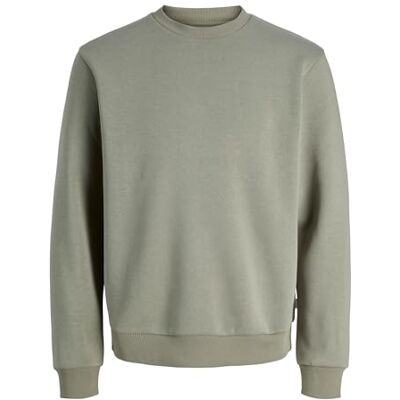 JACK & JONES Camisola lisa Corte relaxado ajuste, suave, manga comprida, casual, processo suave a uma temperatura máxima de 40 °C JACK & JONES Camisola lisa Corte relaxado ajuste, suave, manga comprida, casual, processo suave a uma temperatura máxima de 40 °C