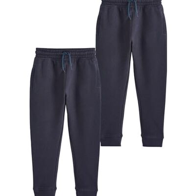 NEXT Pacote de 2 calças de fato de treino para crianças com corte fino NEXT Pacote de 2 calças de fato de treino para crianças com corte fino